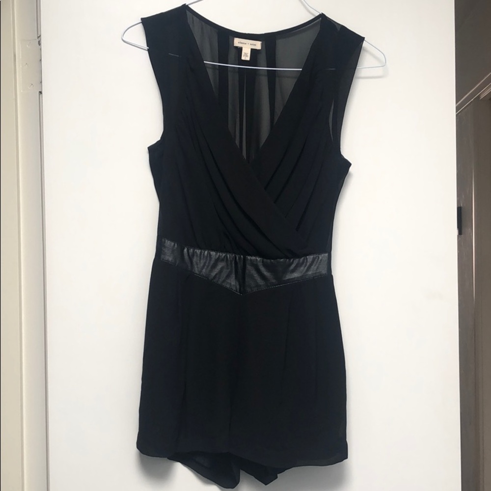 Black dressy romper